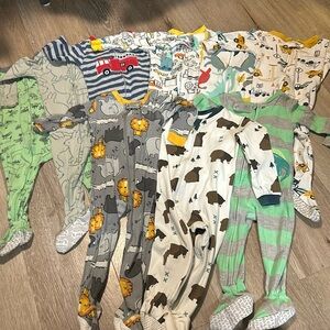 Bundle 9 - Boys 12month footed sleepers